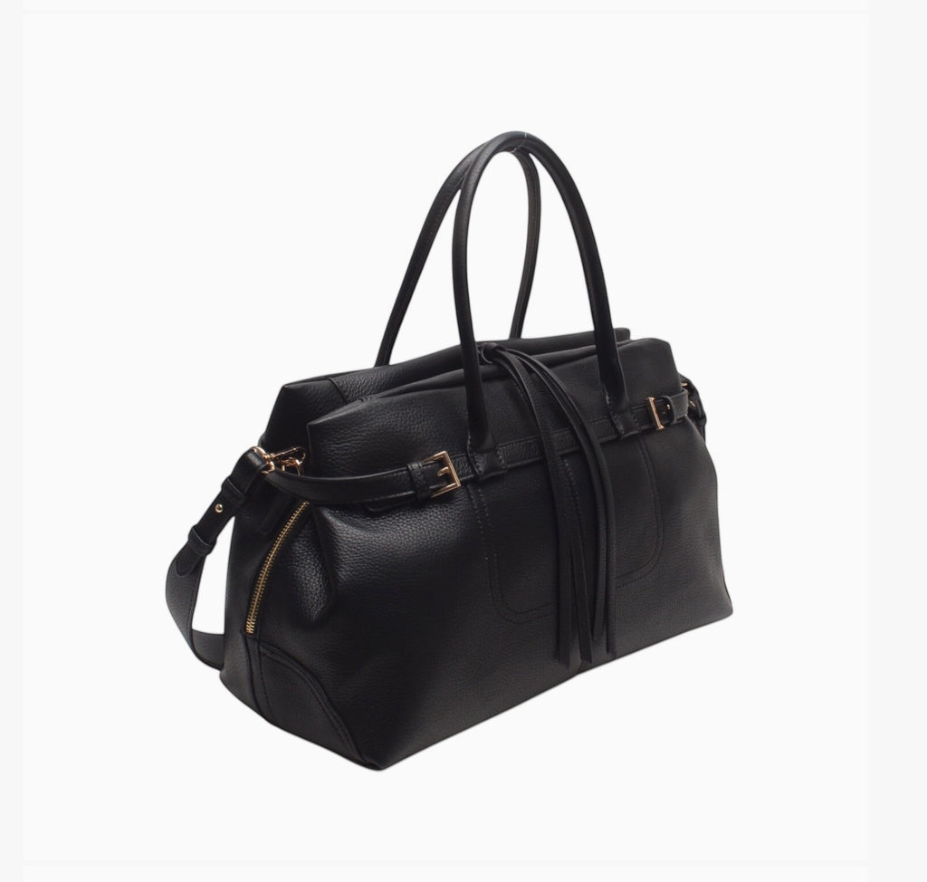 Sac Cabas Bandoulière & Anse Serrage Décoratif Zippé BESTINI