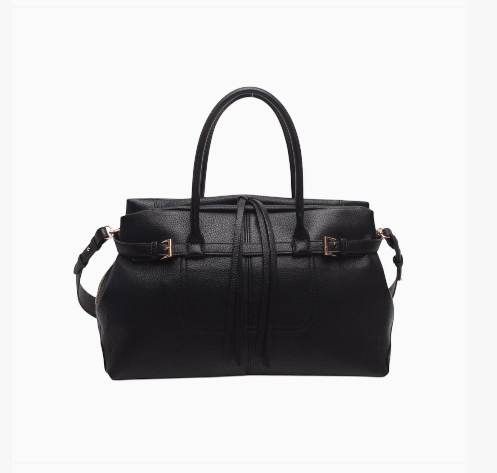 Sac Cabas Bandoulière & Anse Serrage Décoratif Zippé BESTINI