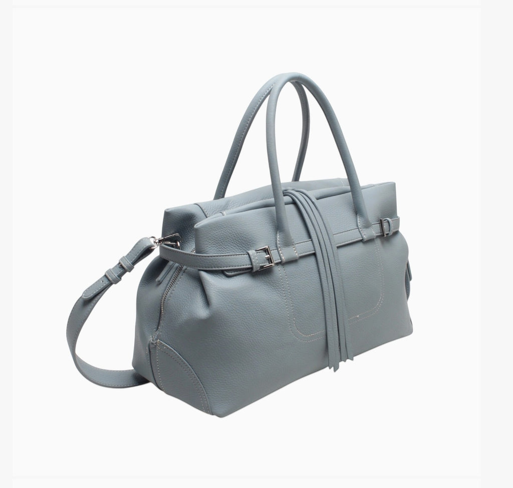 Sac Cabas Bandoulière & Anse Serrage Décoratif Zippé BESTINI