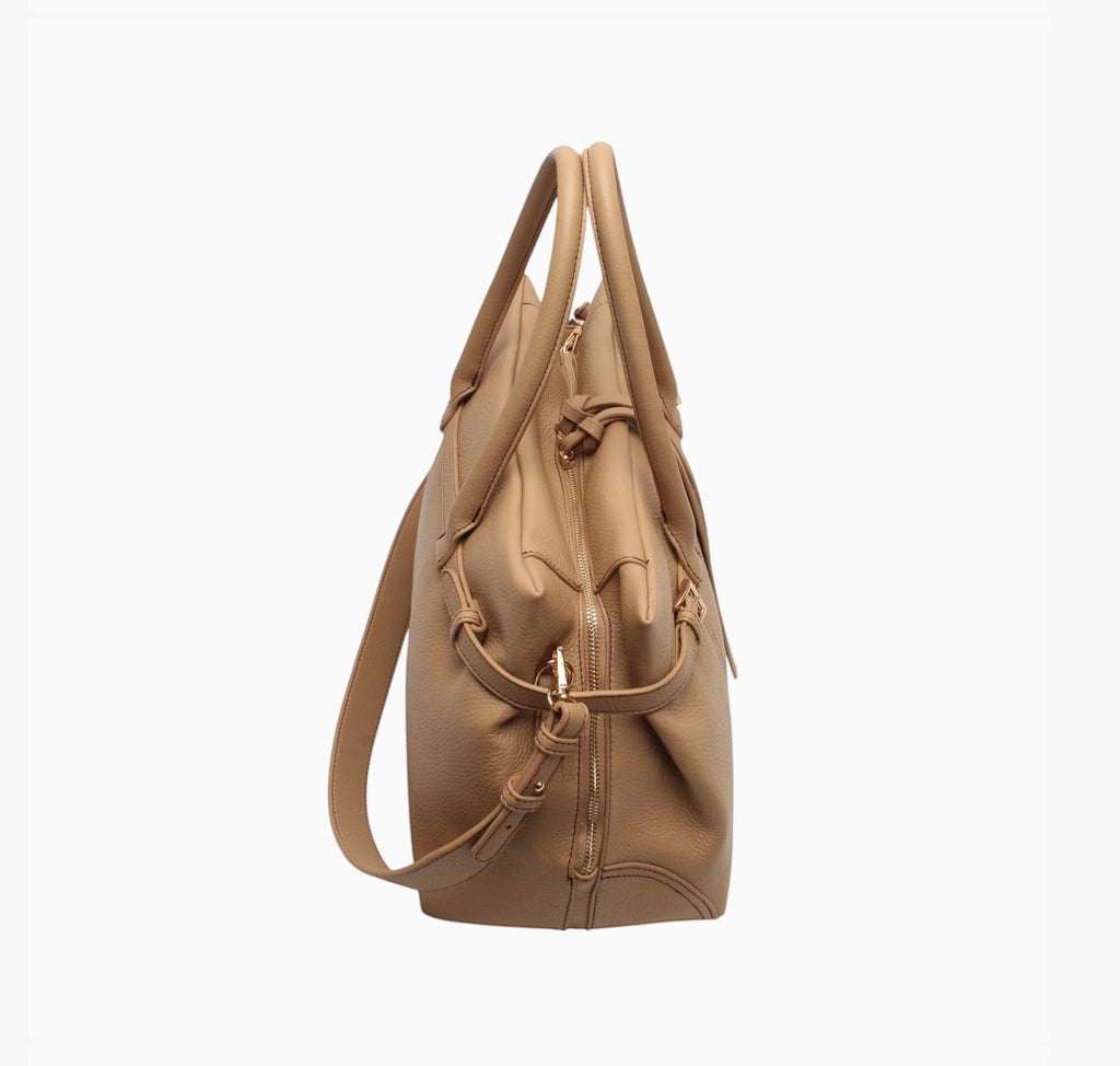 Sac Cabas Bandoulière & Anse Serrage Décoratif Zippé BESTINI