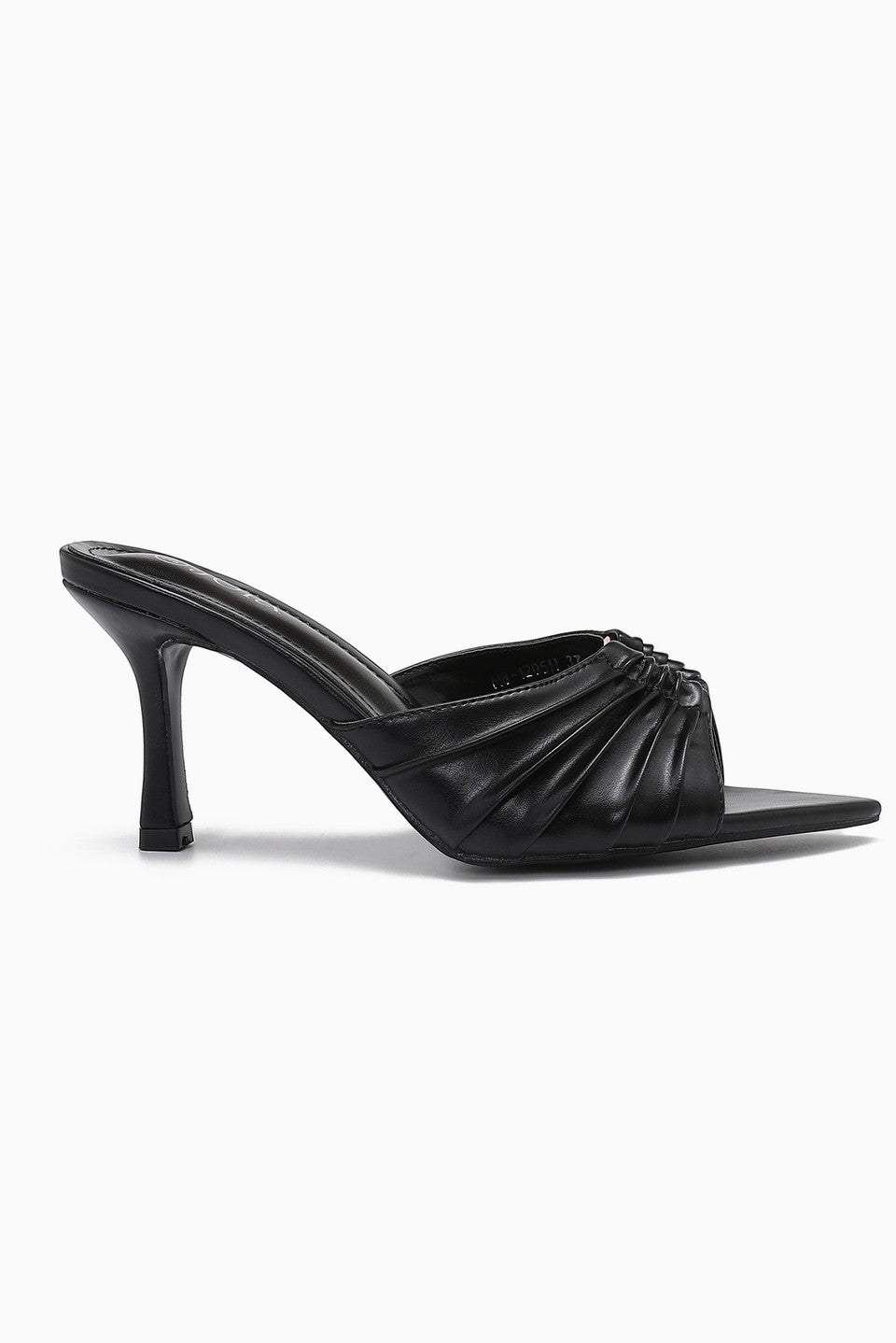 Mule à talon fin à brides plissées JOIA PARIS
