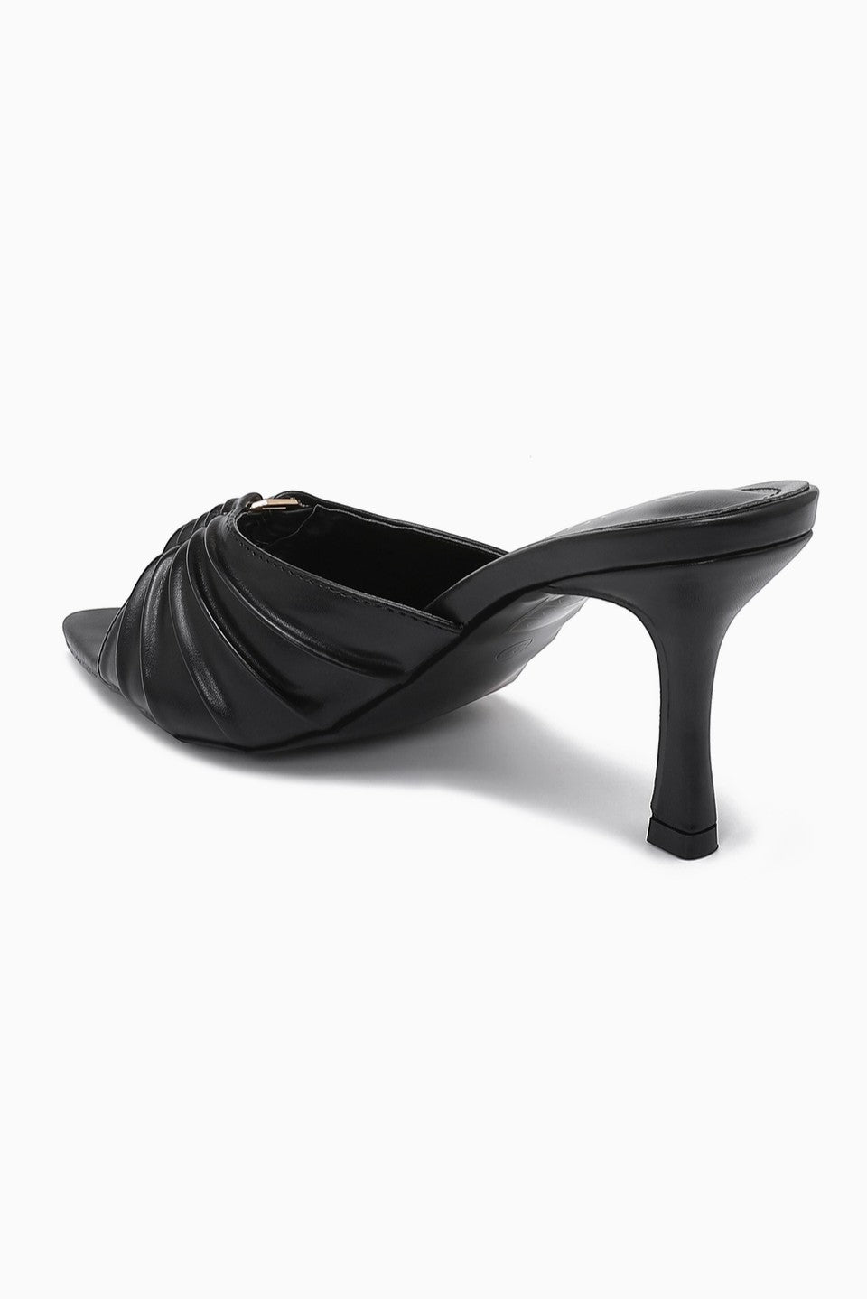 Mule à talon fin à brides plissées JOIA PARIS