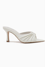 Mule à talon fin à brides plissées JOIA PARIS
