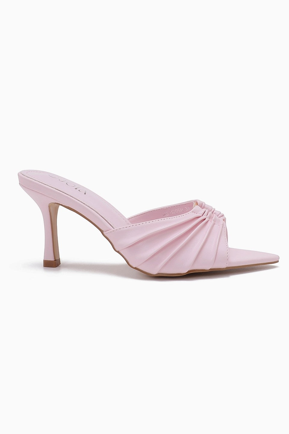 Mule à talon fin à brides plissées JOIA PARIS
