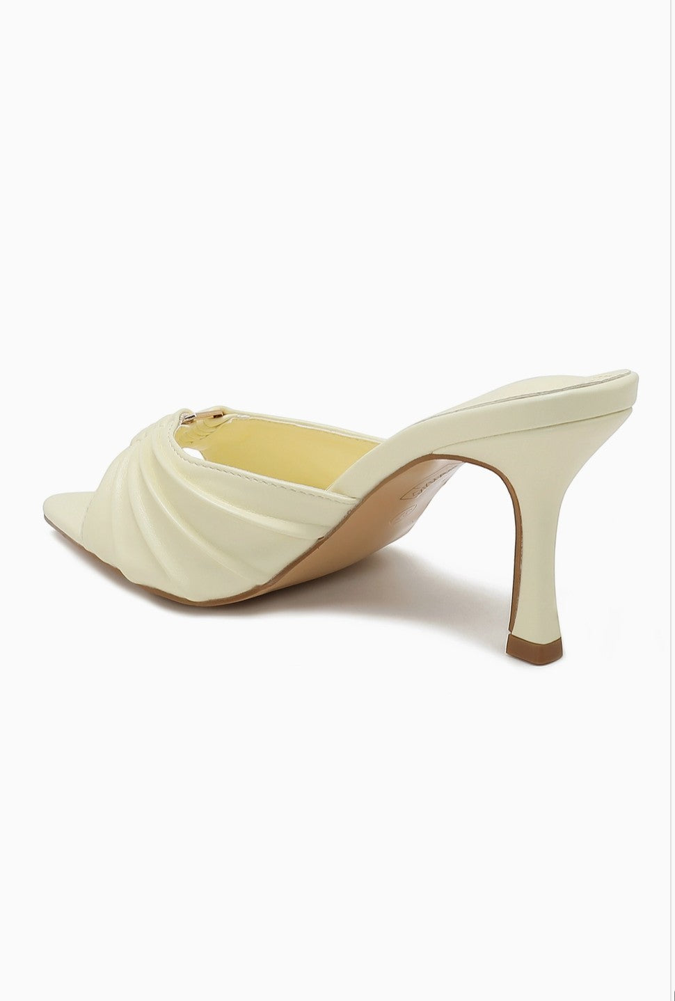 Mule à talon fin à brides plissées JOIA PARIS