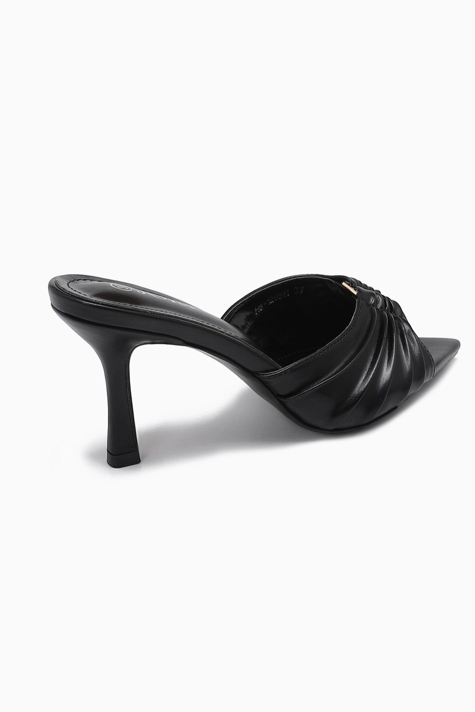 Mule à talon fin à brides plissées JOIA PARIS