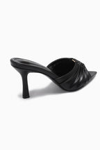 Mule à talon fin à brides plissées JOIA PARIS