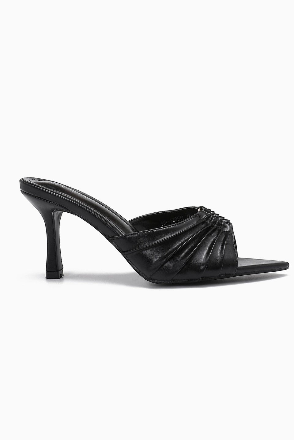 Mule à talon fin à brides plissées JOIA PARIS