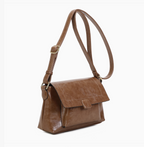 Sac bandoulière zippé à rabat INES DELAURE