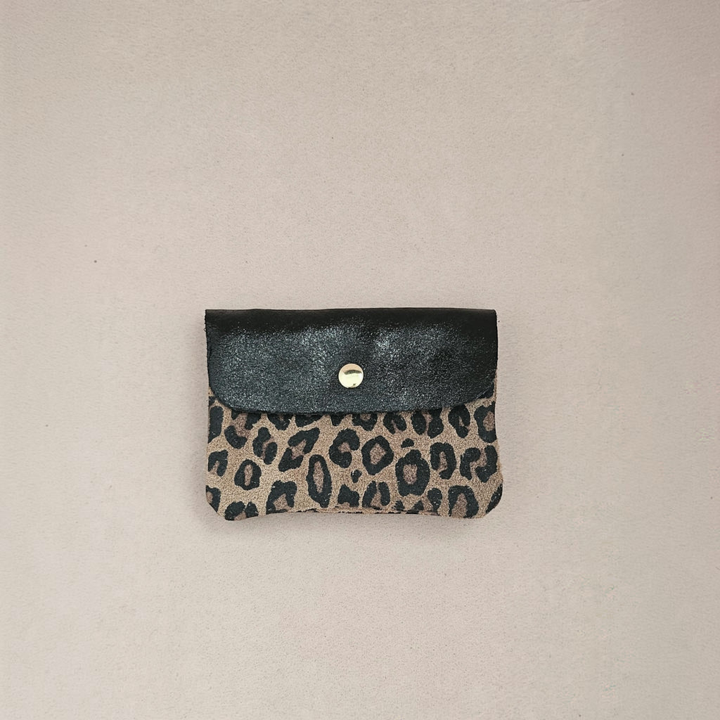 Porte-monnaie cuir léopard Kangoobis — ROYAL MARAIS