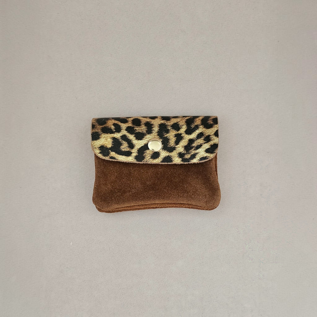 Porte-monnaie cuir léopard Kangoobis — ROYAL MARAIS - Sacs - Royal Marais