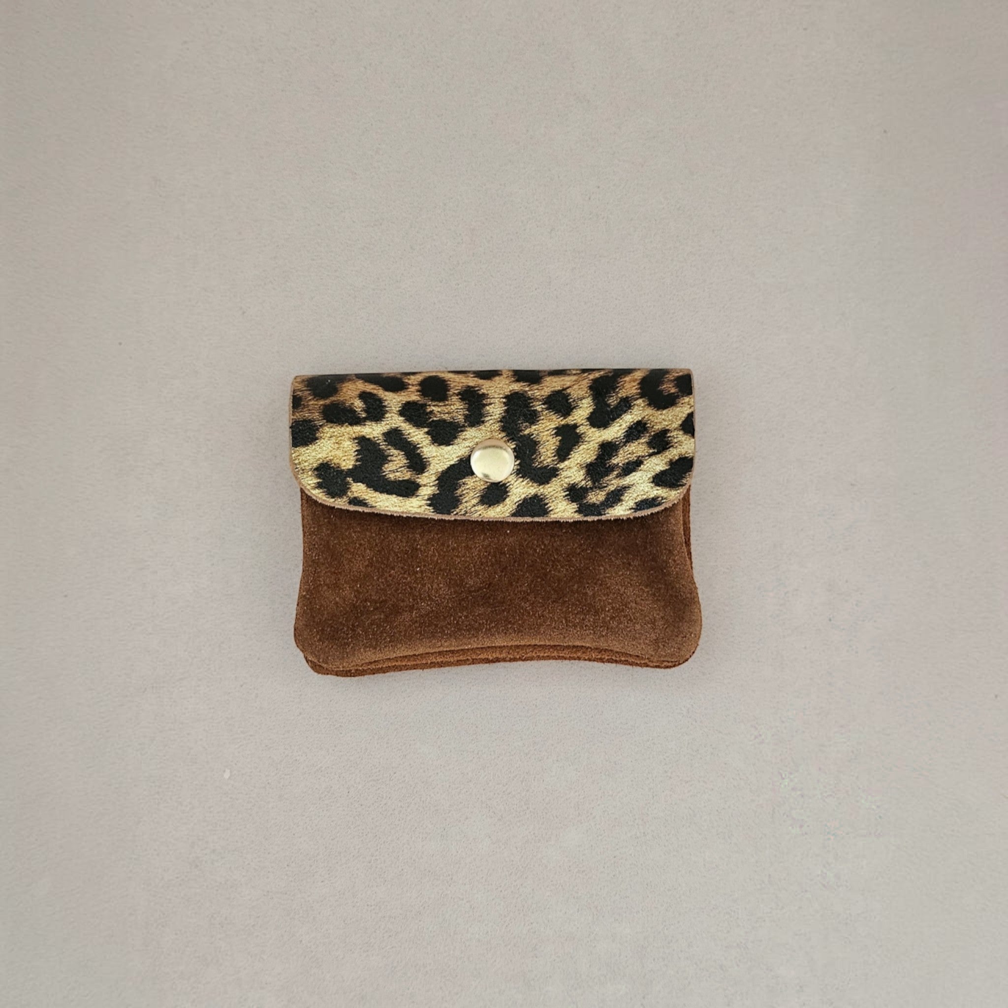 Porte-monnaie cuir léopard Kangoobis — ROYAL MARAIS