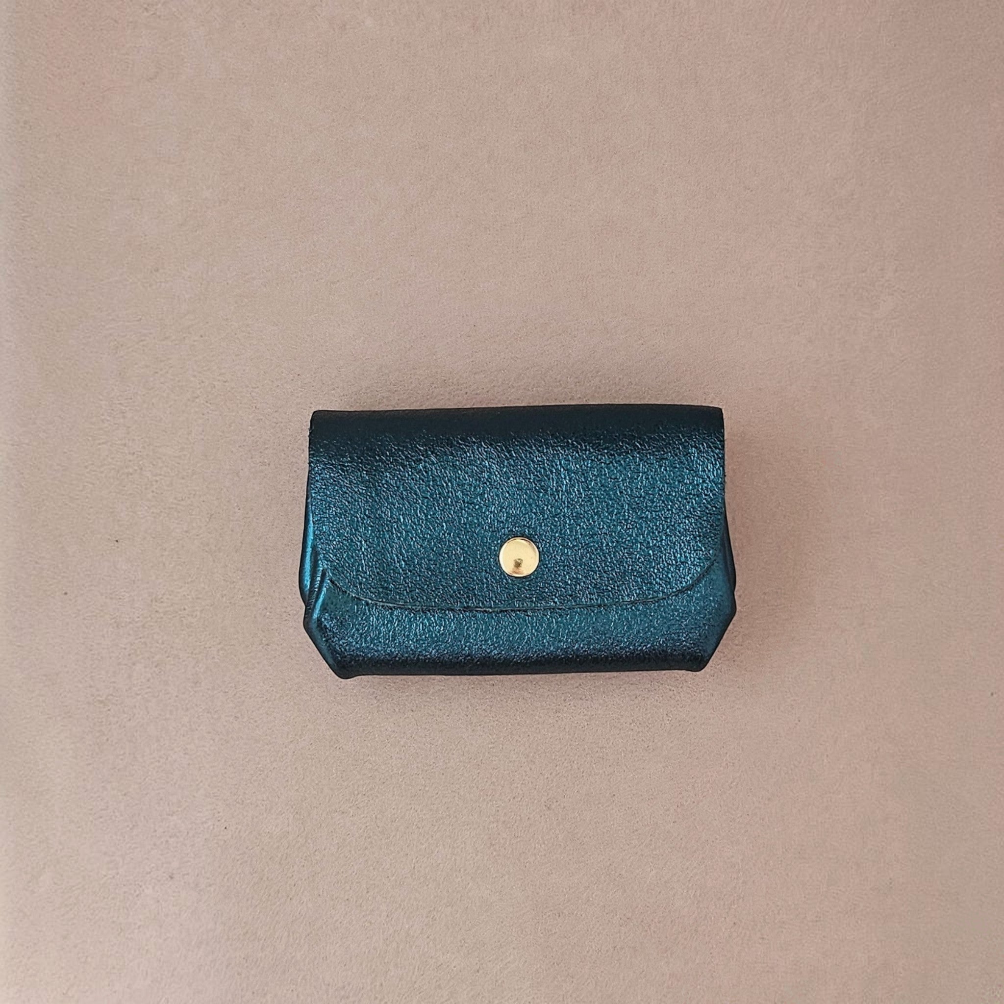 Porte-monnaie cuir triple poches trieur ROYAL MARAIS