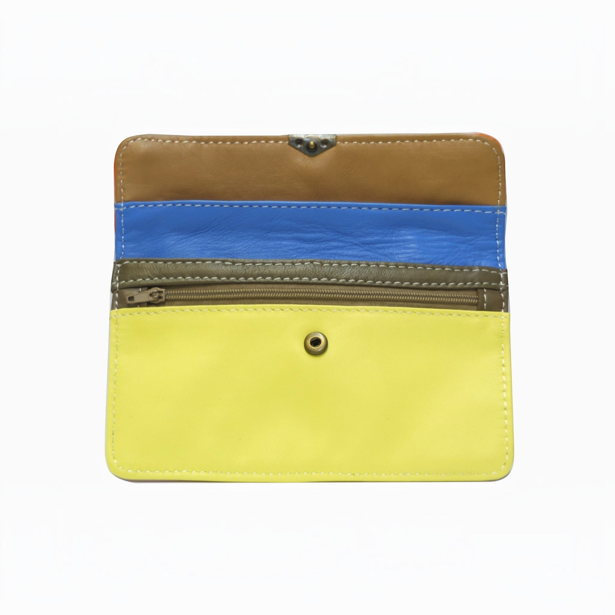 Porte-monnaie multi poches cuir ROYAL MARAIS