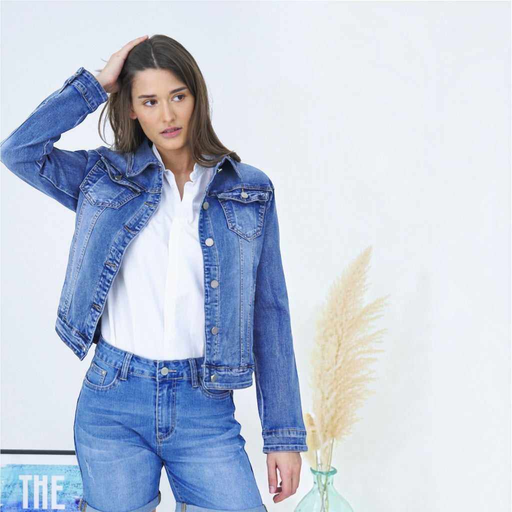 Veste en jean Regular "Erica" ANDY & LUCY