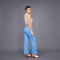 Jean Wide-Leg imprimé palmier ANDY & LUCY