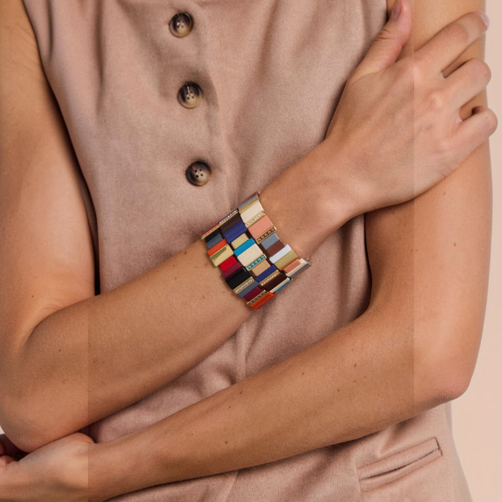 Bracelet Coloré Asymétrique BYREN | ÉLINE L'ATELIER