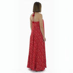 Robe longue dos-nu à pompons COLINE - Robes - COLINE