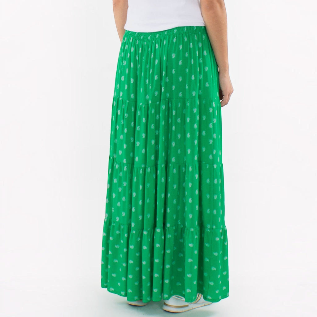 Jupe longue viscose smockée imprimée COLINE - Jupes - COLINE