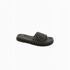 Sandale mule plate effet tressé STEPHAN PARIS