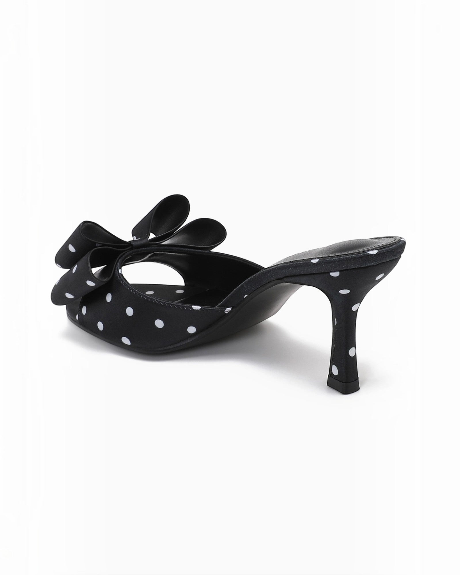 Mules à Talon Nœud Chic