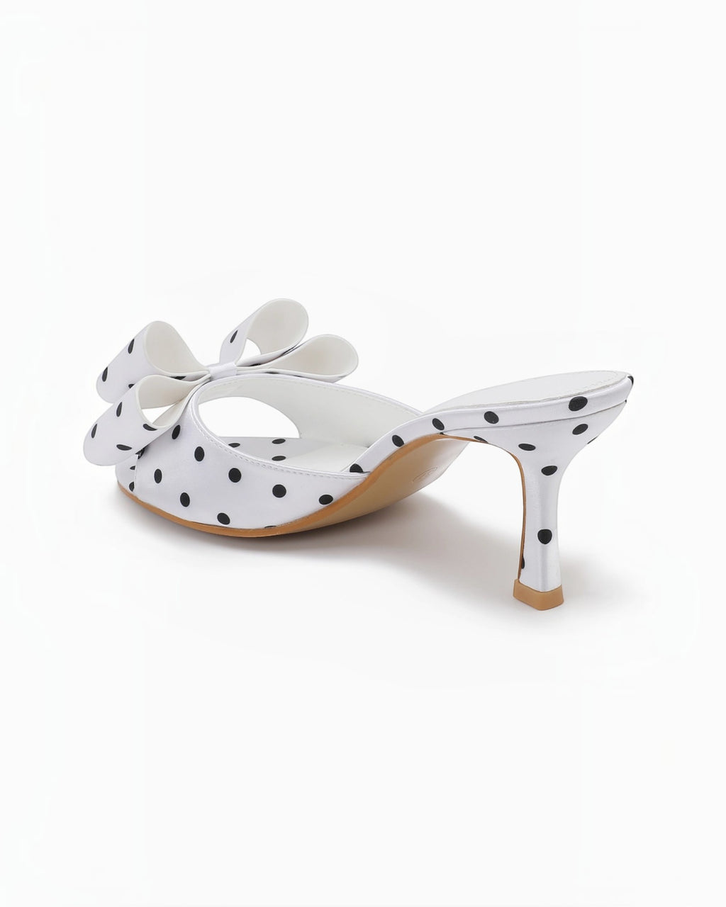 Mules à Talon Nœud Chic