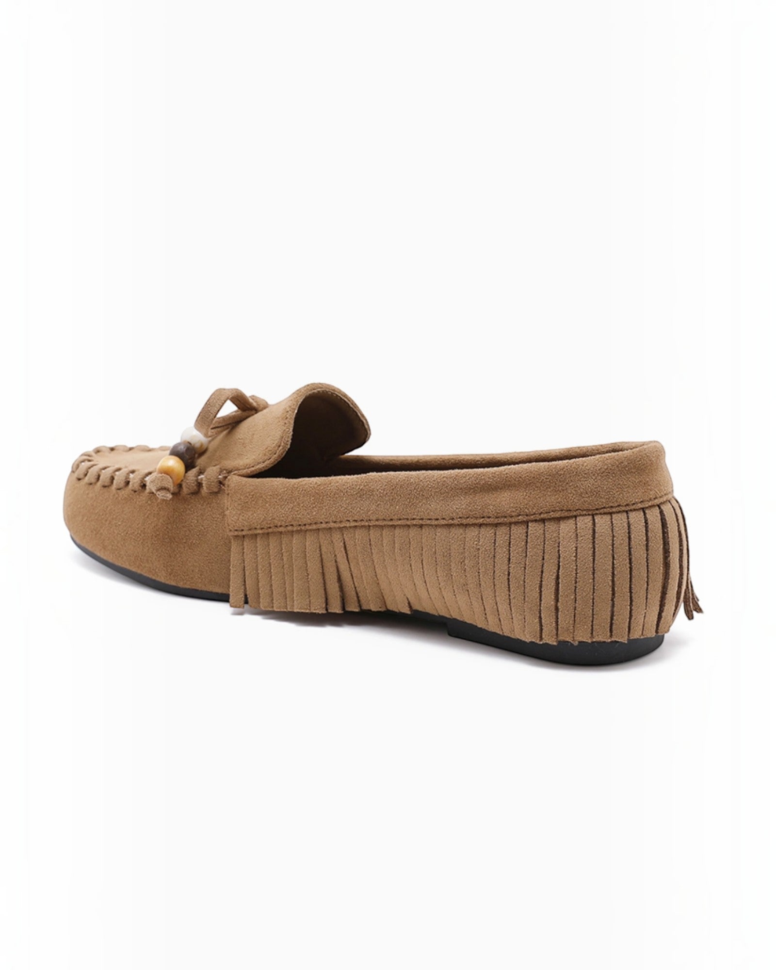 Mocassin confortable à franges