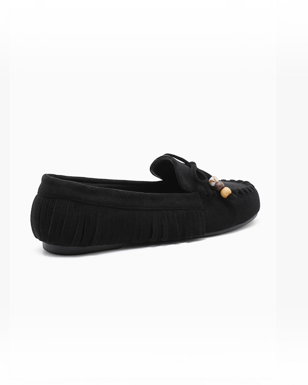 Mocassin confortable à franges