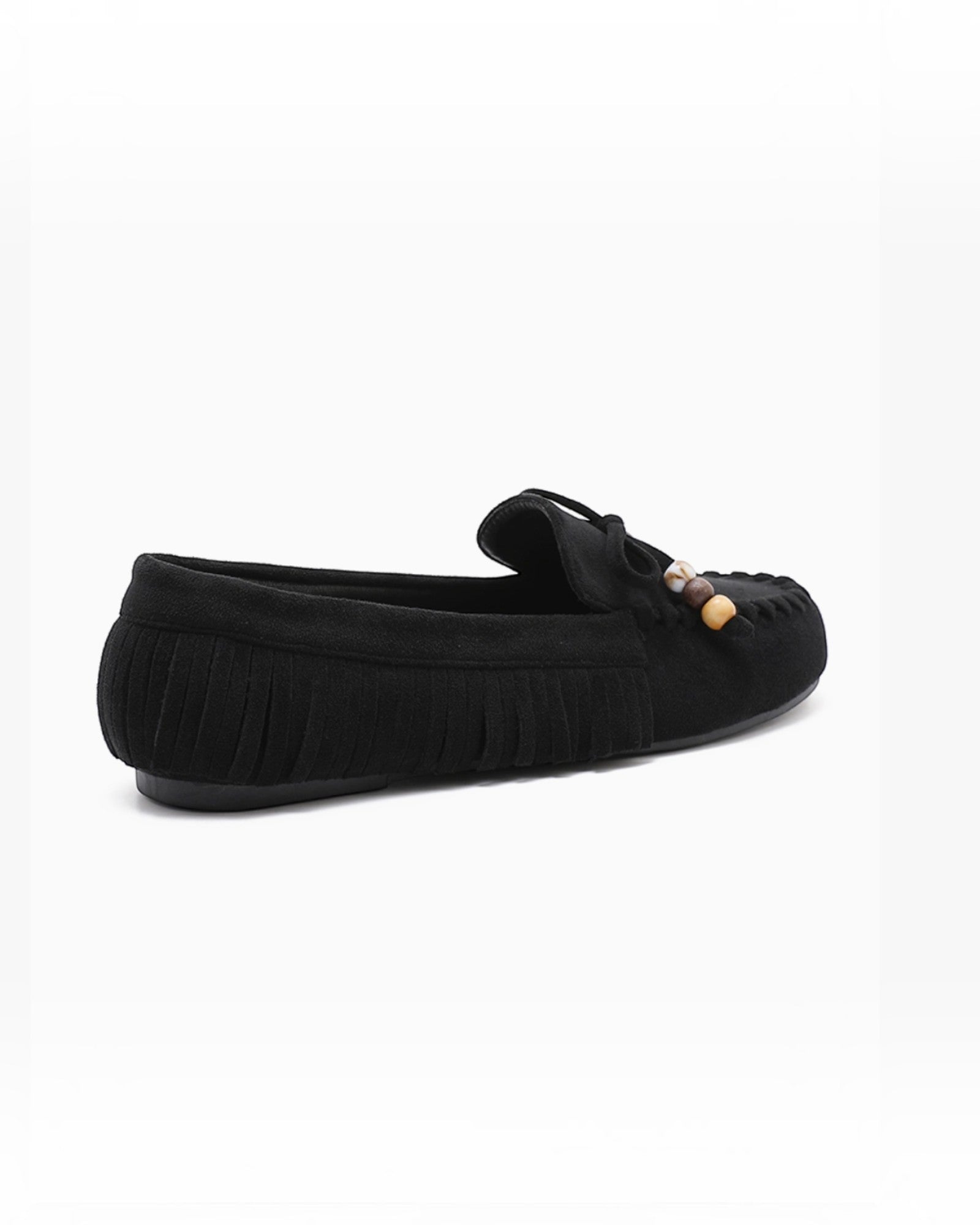 Mocassin confortable à franges