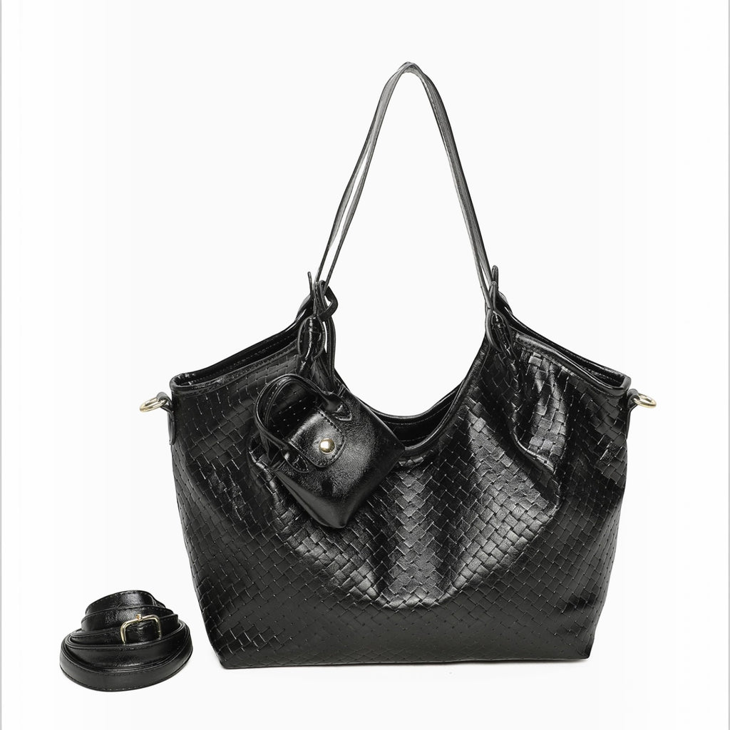 Cabas zippé avec mini sac en accessoire