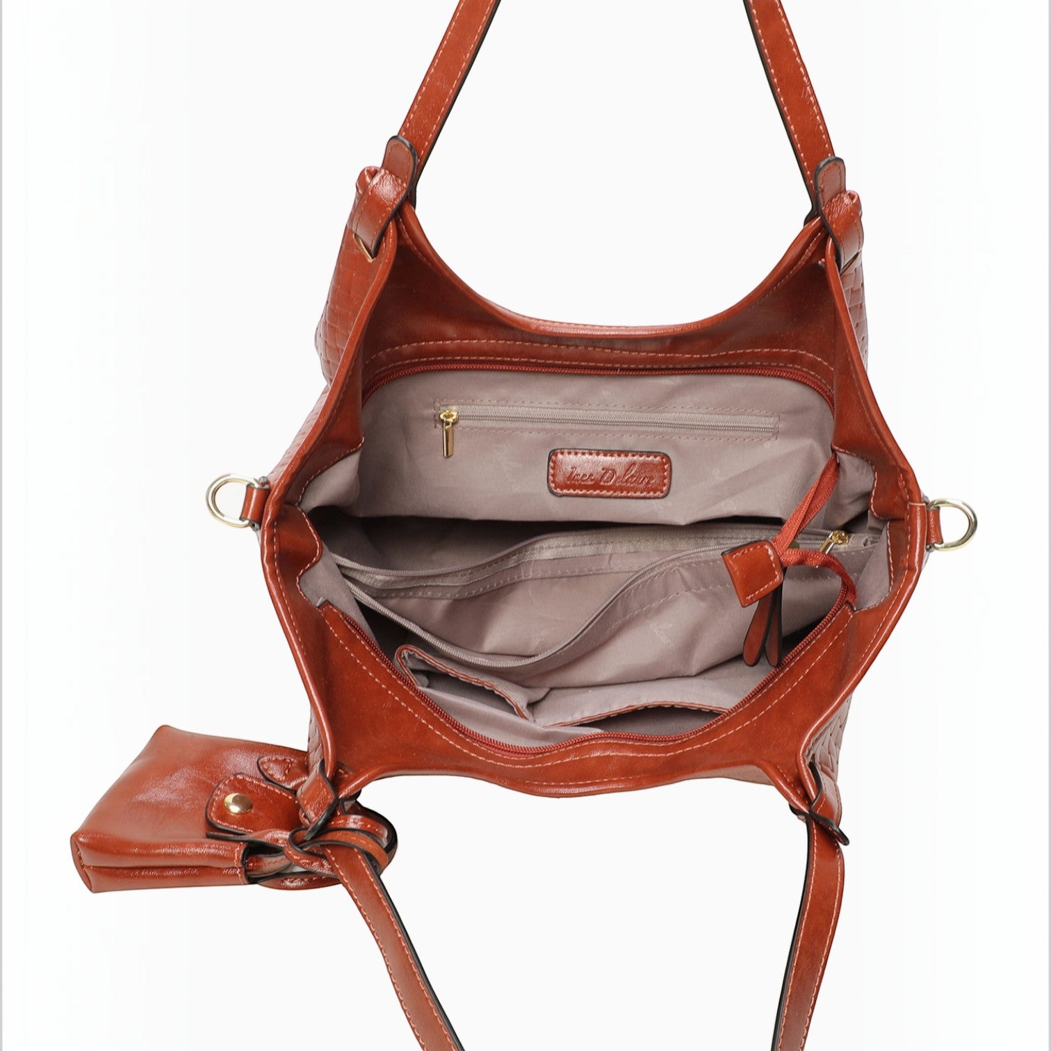 Cabas zippé avec mini sac en accessoire