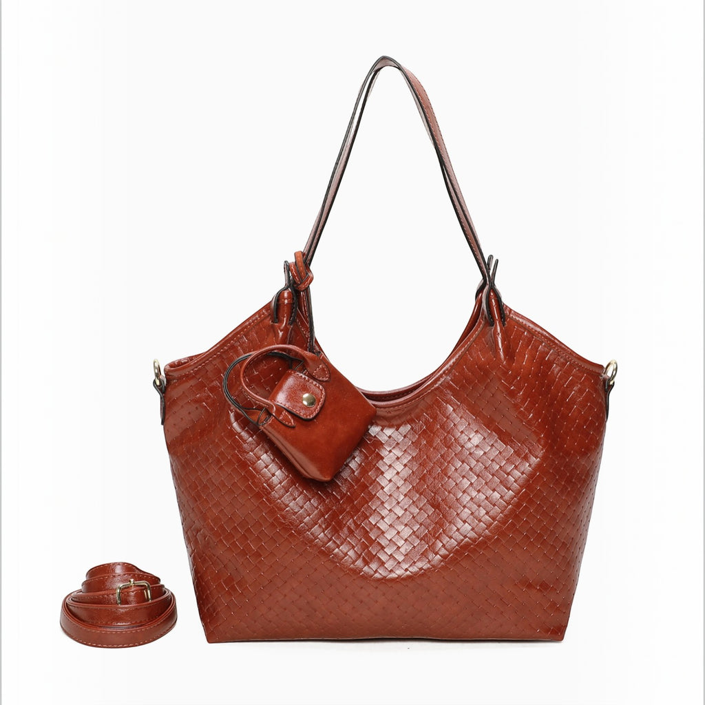 Cabas zippé avec mini sac en accessoire