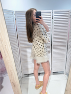 T-shirt à pois