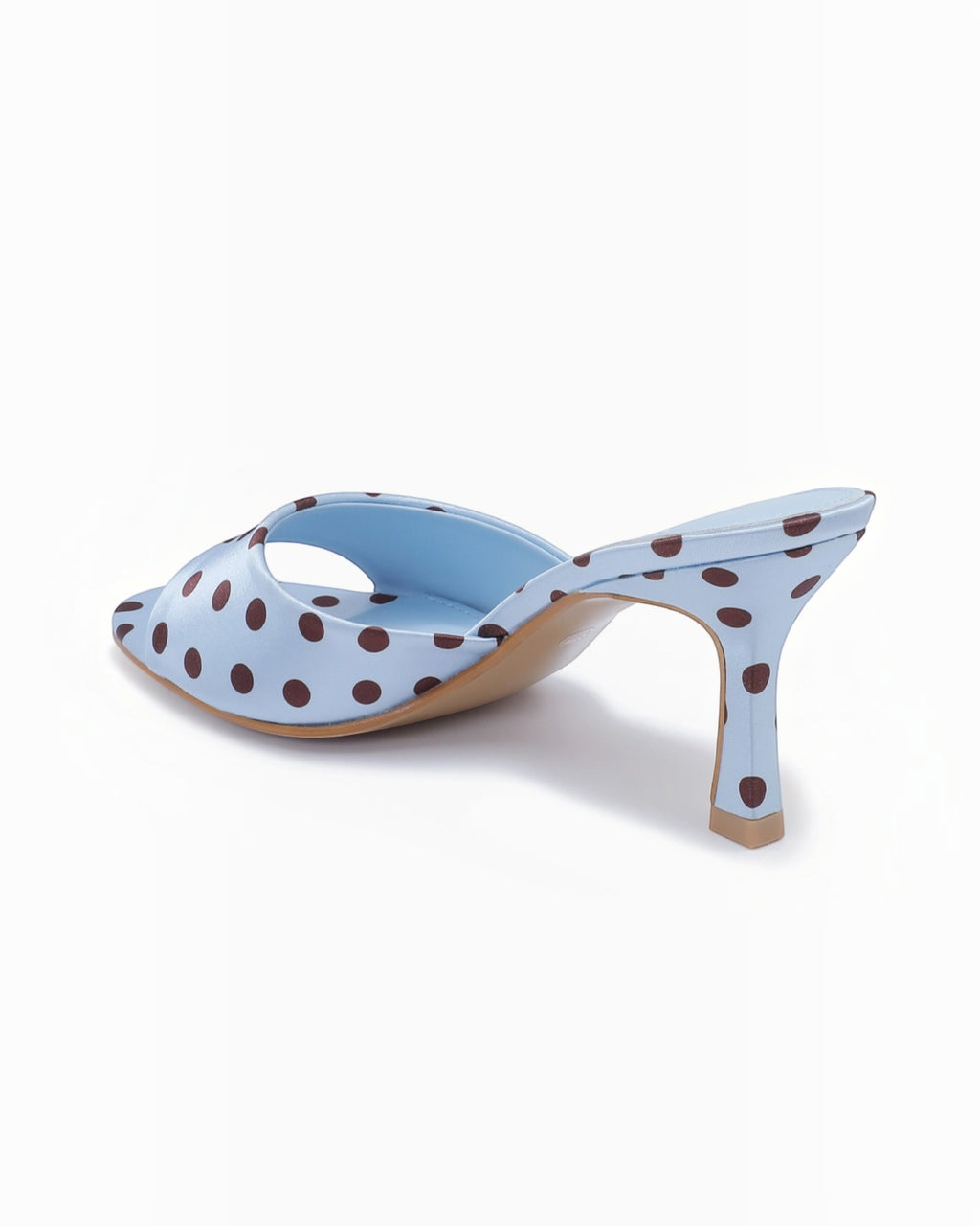 Mules à Talon Pois