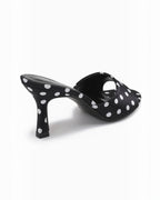 Mules à Talon Pois