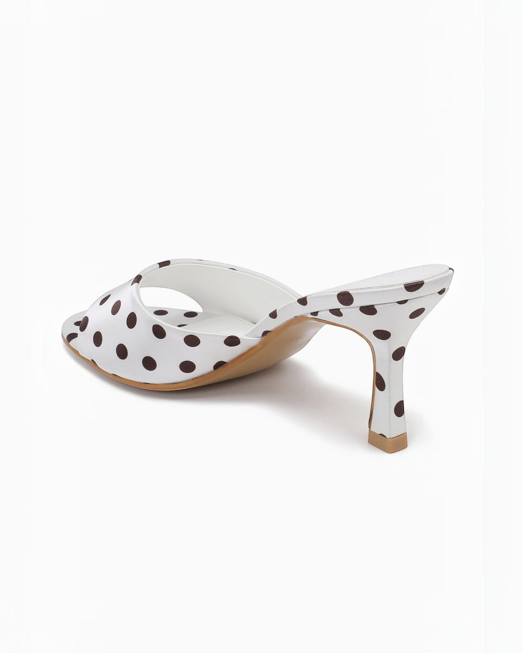 Mules à Talon Pois