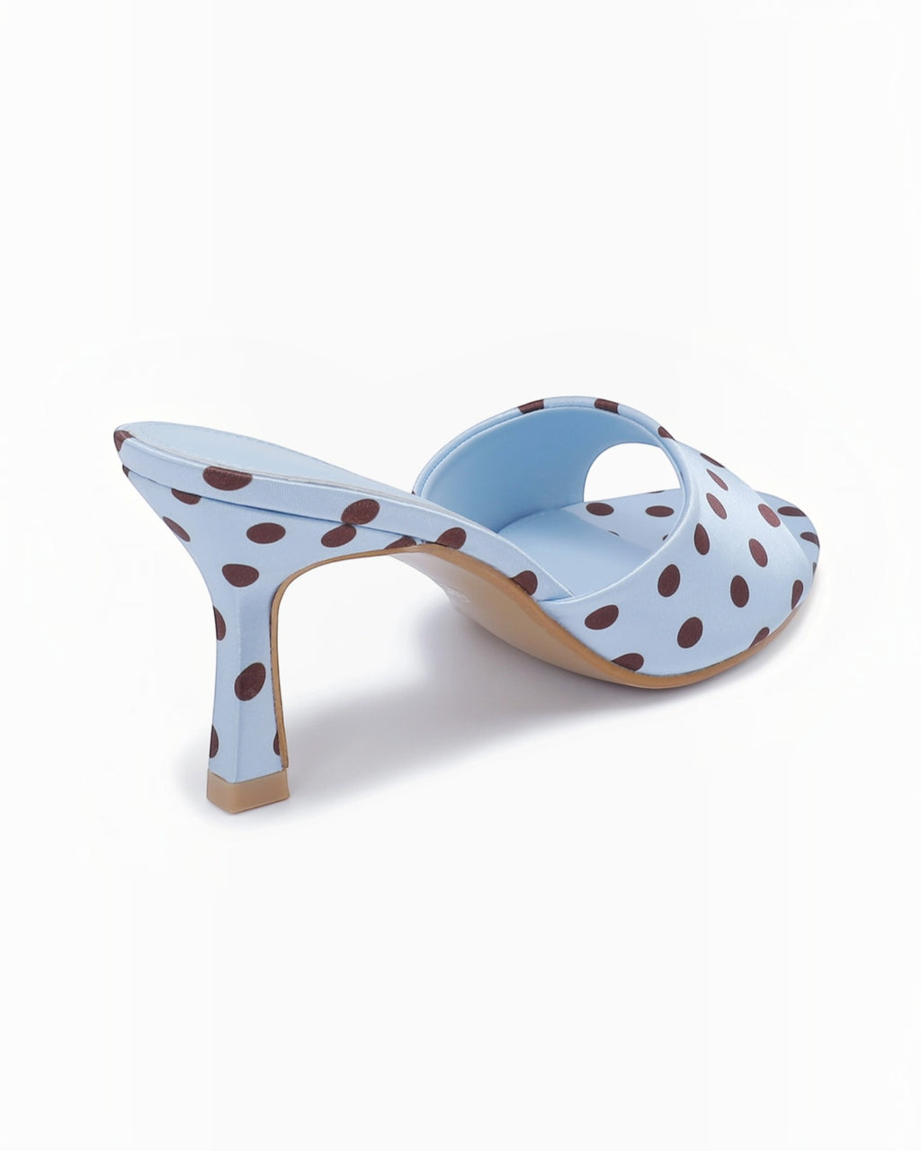 Mules à Talon Pois