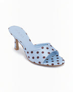 Mules à Talon Pois