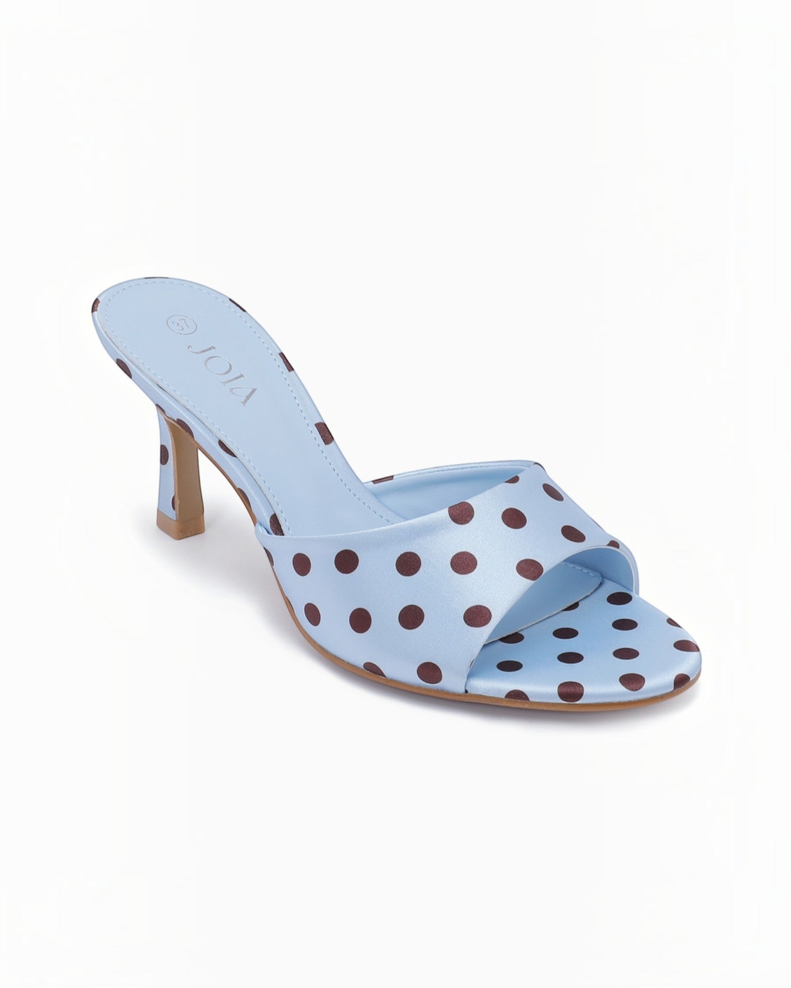Mules à Talon Pois