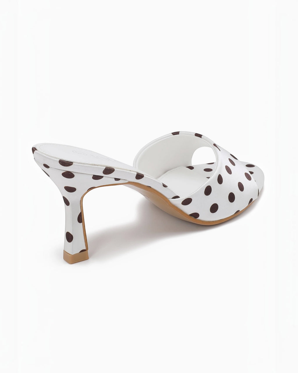 Mules à Talon Pois