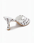 Mules à Talon Pois