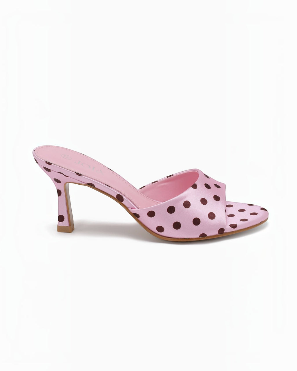 Mules à Talon Pois