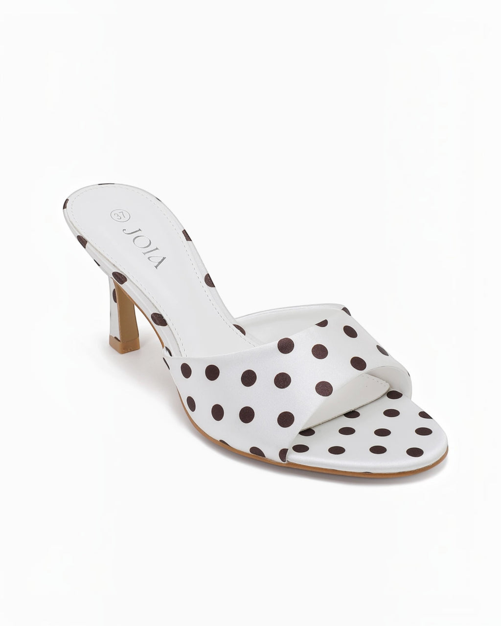 Mules à Talon Pois