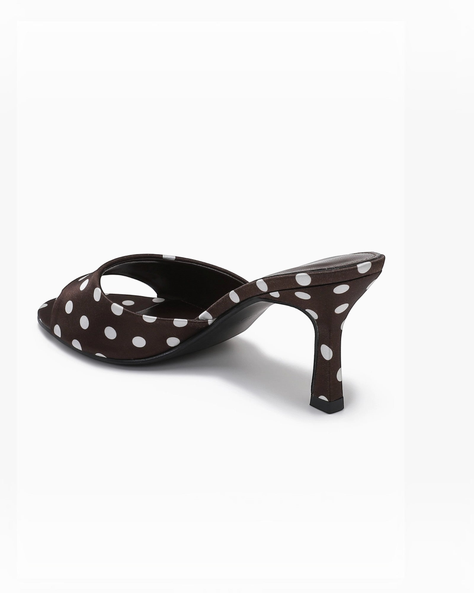 Mules à Talon Pois