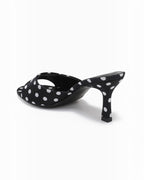 Mules à Talon Pois