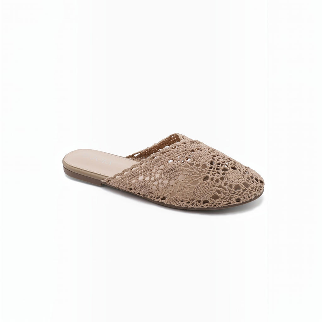 Mule Plate en Crochet Ajouré JOIA