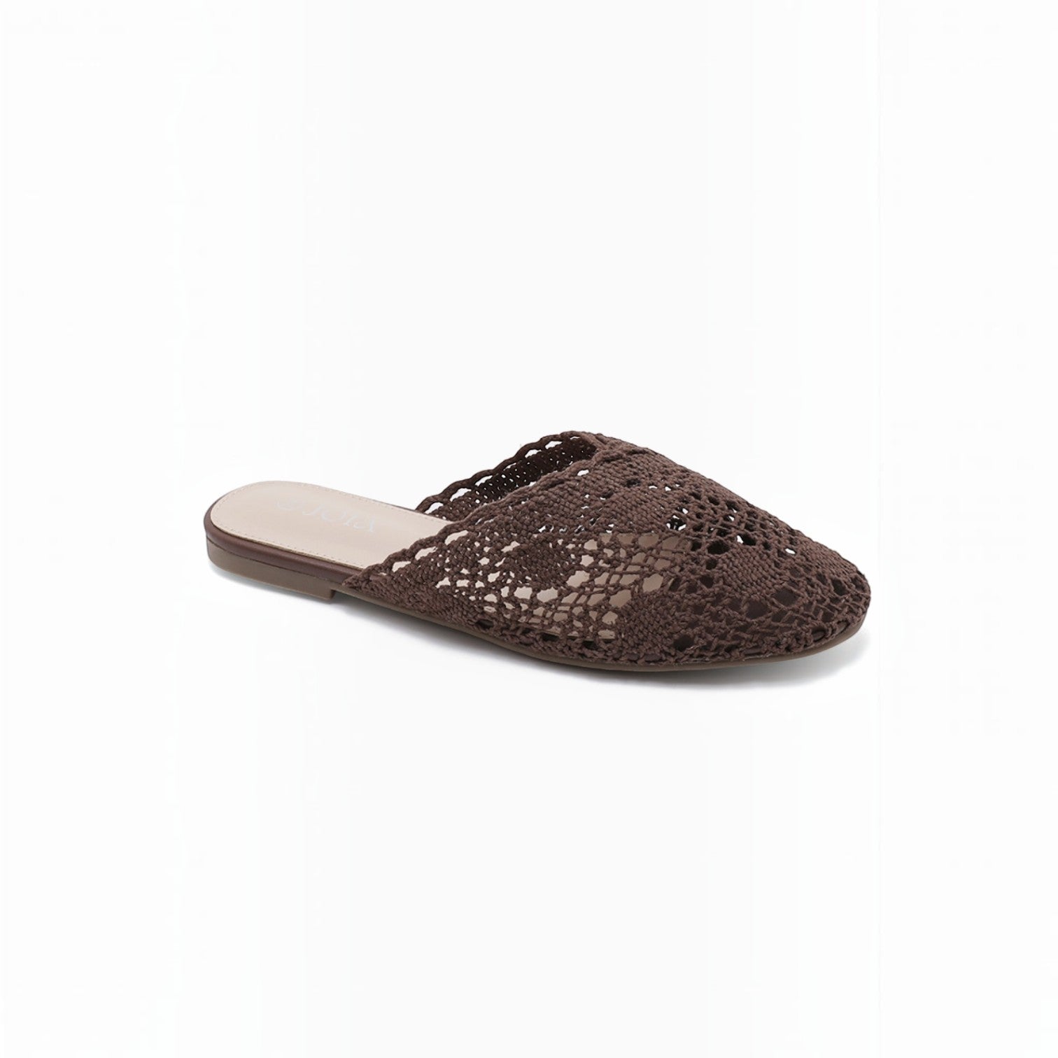 Mule Plate en Crochet Ajouré JOIA