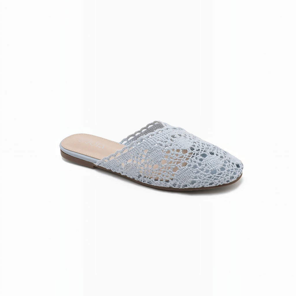 Mule Plate en Crochet Ajouré JOIA