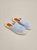 Mules Tressées avec Motif Floral BELLE WOMEN
