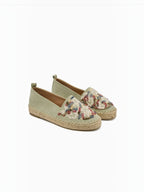 Espadrilles en daim avec broderie multicolore BELLE WOMEN
